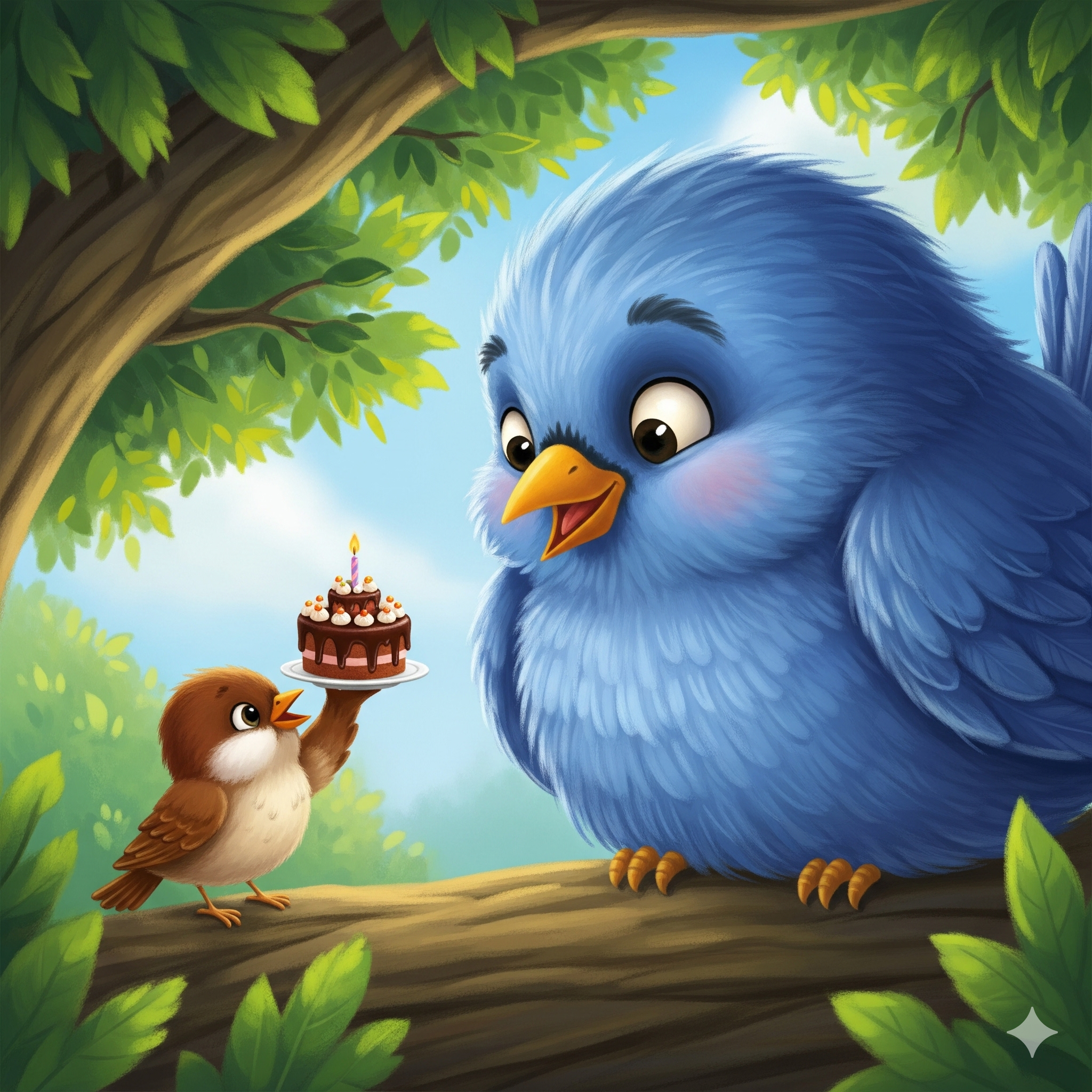 The Big Big Bird illustration